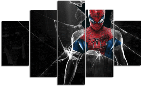 Five Piece Set - Background For Broken Screen Captain America (530x372), Png Download