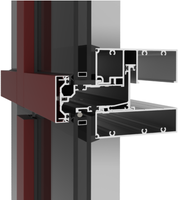 Ykk Ap America Inc - Curtain Wall (432x395), Png Download