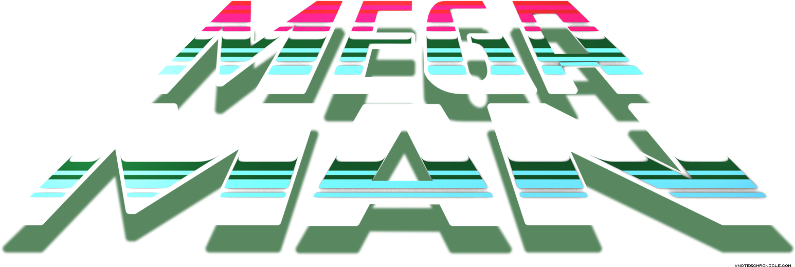 Mega Man Logo V-notes - Mega Man Logo Png (1568x608), Png Download