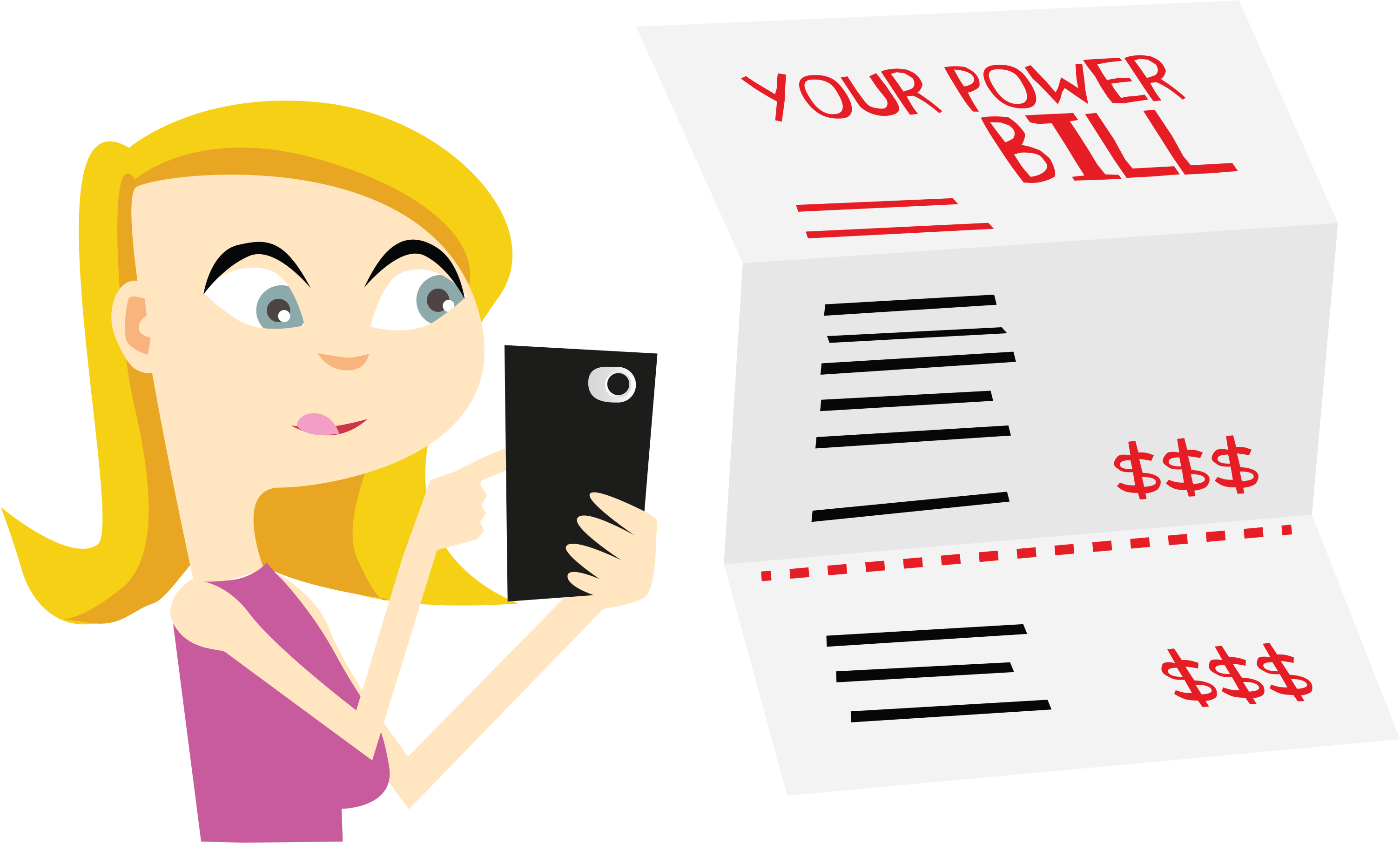 How Much Could You Save Take The Beat My Bill Challenge - Cartoon (3507x2480), Png Download