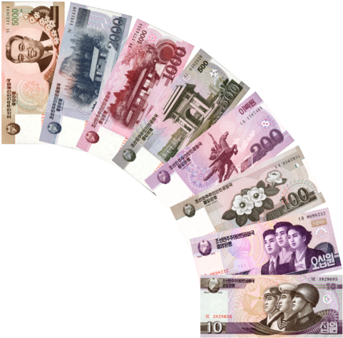 2008 Kpw Notes - Korea (north) 10 Won (487x480), Png Download