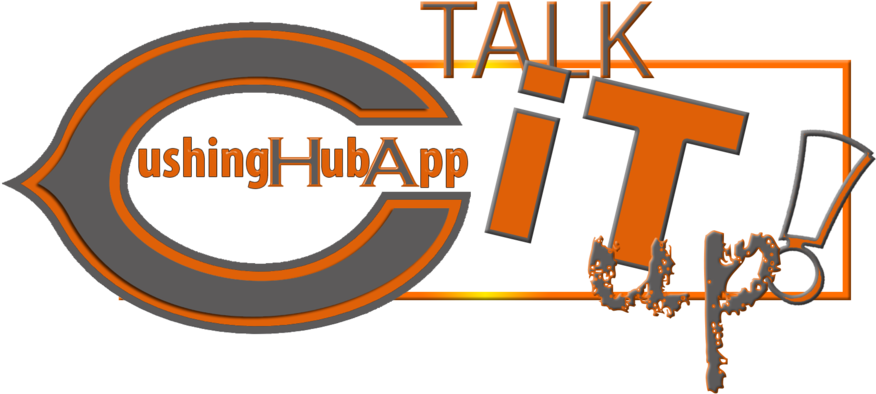 Talk It Up W Logo Box Png - Cushing (1000x563), Png Download