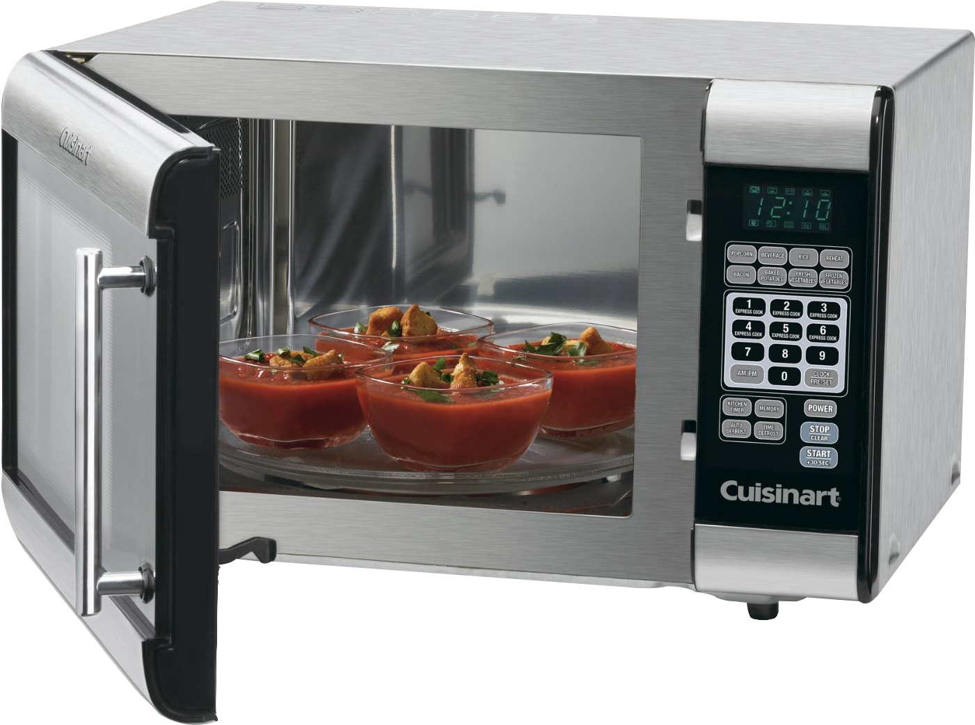 Cuisinart Cmw-100 Microwave Oven - Stainless Steel (1500x1143), Png Download