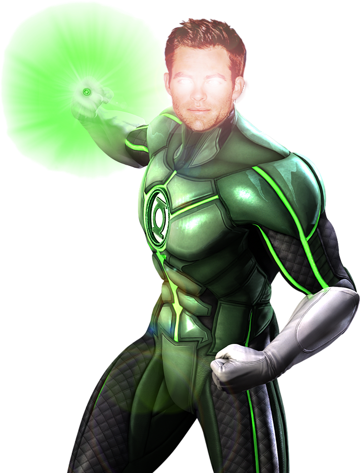 Chris Pine Transparent Png - Green Lantern Injustice Png (732x960), Png Download