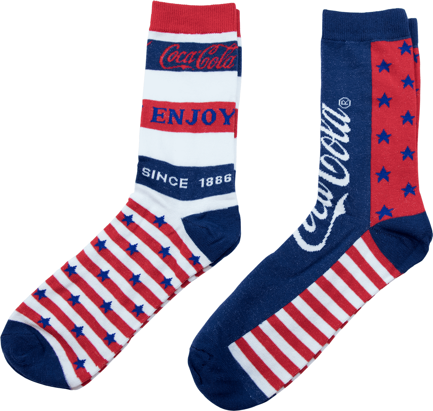 Coca-cola Women's 2pk Script Socks - Sock (2000x2043), Png Download