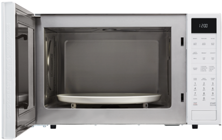 Smc1585bw Full Open Press Enter To Zoom In And Out - Microwave Oven (480x318), Png Download