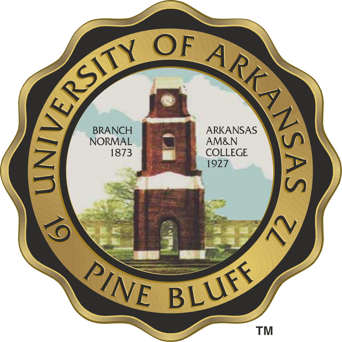 University Of Arkansas Pine Bluff Logo (1200x1200), Png Download