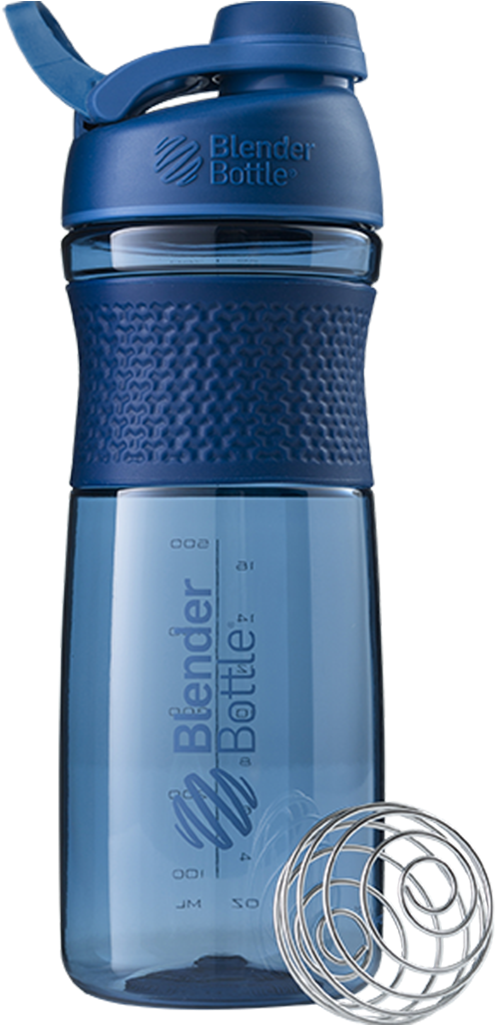 Hidden Carry Loop - Blender Bottle Sportmixer Grip (683x1024), Png Download