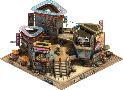 Shopping Mall - Dollhouse (520x379), Png Download