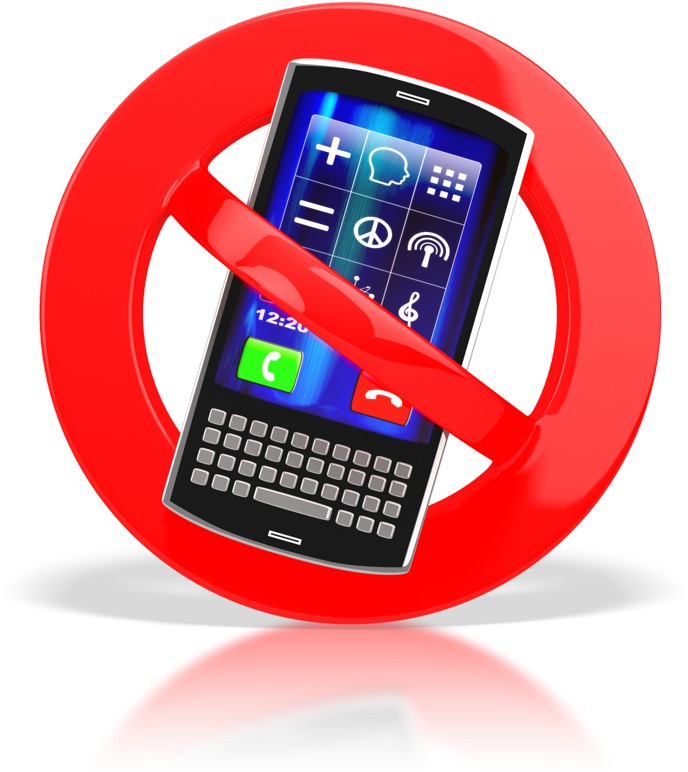 No Cell Phone Png - No Cell Phones Png (750x800), Png Download