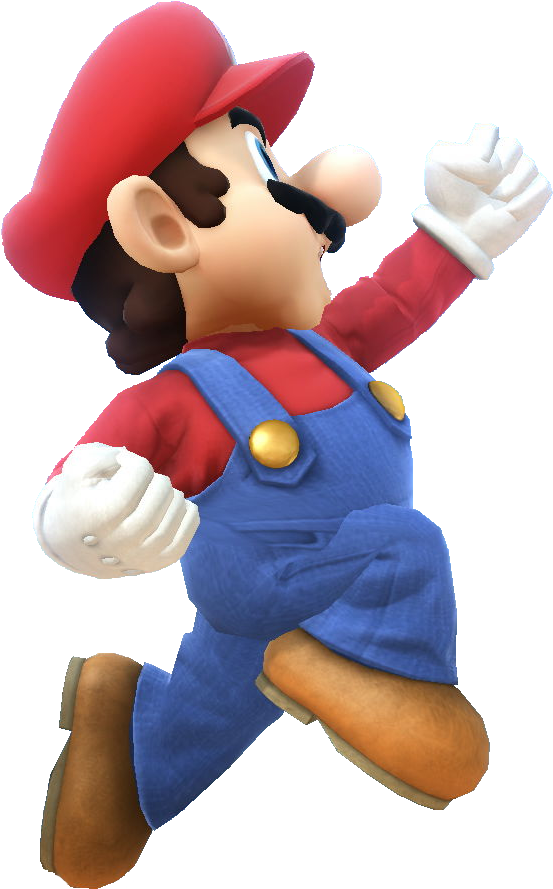 Wii U) - Mario Super Smash Bros Png (562x895), Png Download