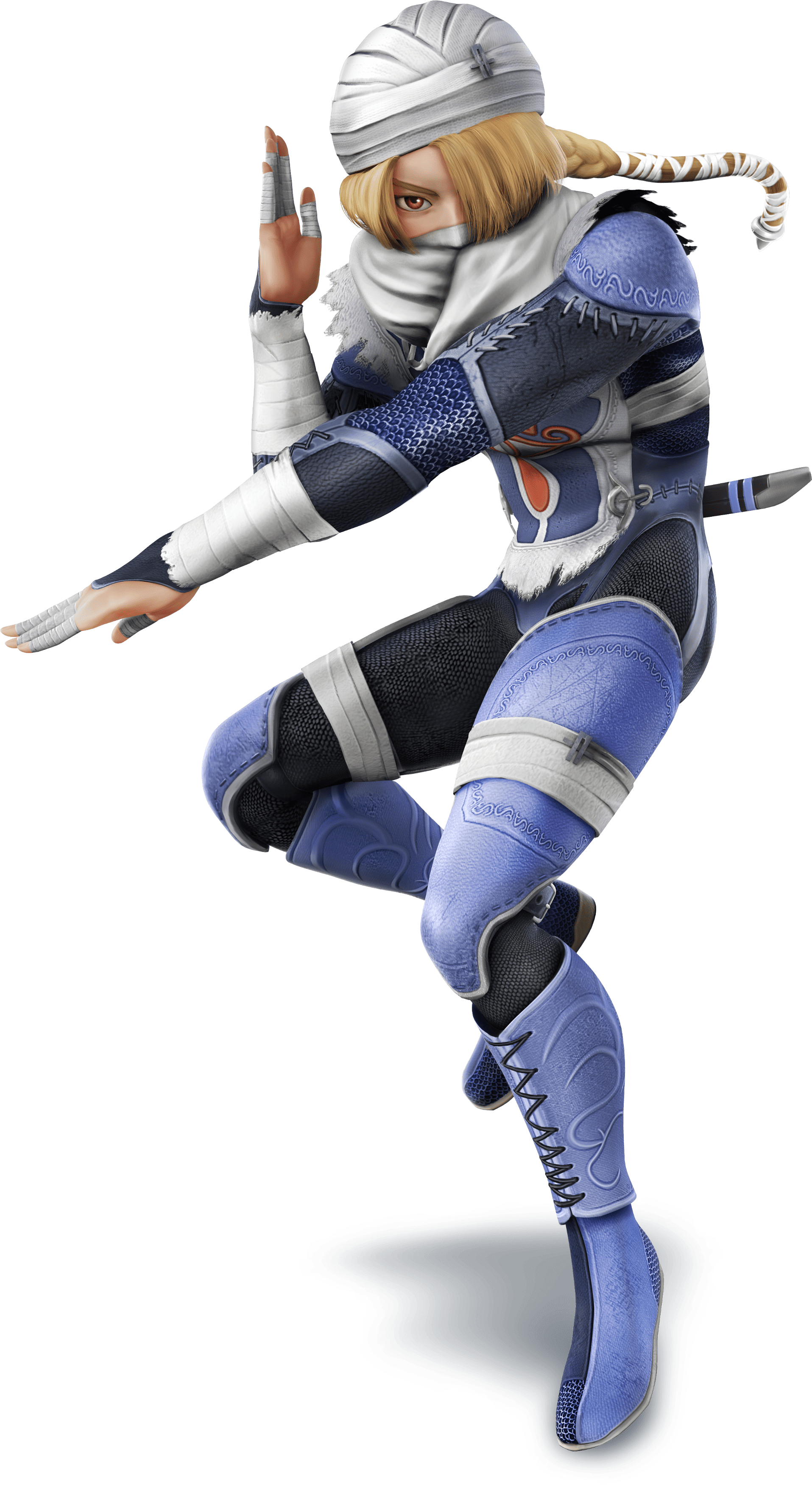 Sheik - Super Smash Bros Sheik (261x476), Png Download