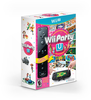 Party At Our "pad" Tonight - Wii Party U - Game Console (395x394), Png Download