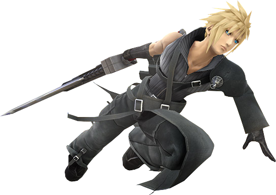 For Nintendo 3ds / Wii U Render Comments - Cloud Smash Bros Png (546x385), Png Download