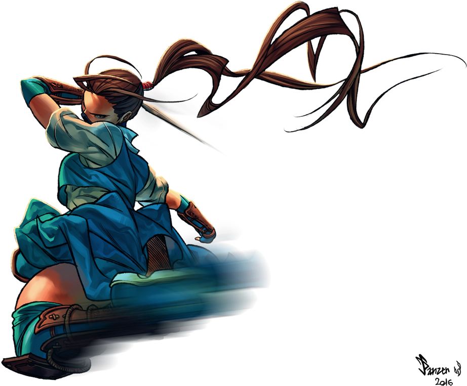 2ol6 Street Fighter Alpha 2 Street Fighter V Street - Street Fighter Ibuki Fan Art (1056x819), Png Download