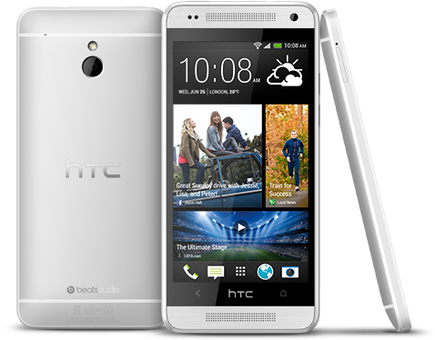 Htc One Mini - Htc One Mini - Blue (500x455), Png Download