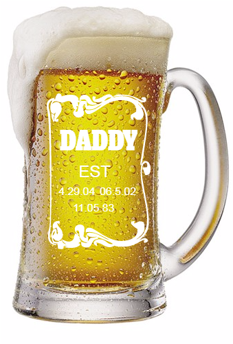 Custom Date Establishd Beer Mug - Beer Calendar 2015: 16 Month Calendar (500x500), Png Download