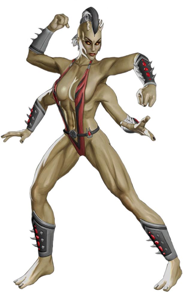 Street Fighter - Sheeva Mortal Kombat (662x1024), Png Download