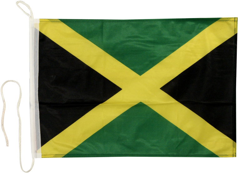 Jamaica Boat Flag - Jamaica Flag (1500x998), Png Download