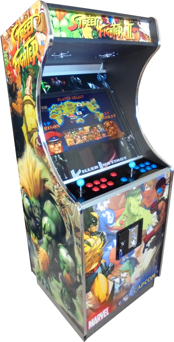Street Fighter Ii Upright - Street Fighter Arcade Png (1200x1200), Png Download