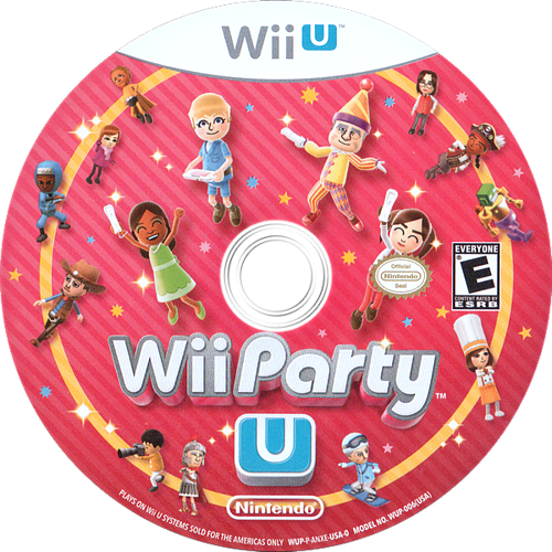 Wii Party U Wiiu Disc - Wii Party U - Game Console (500x500), Png Download