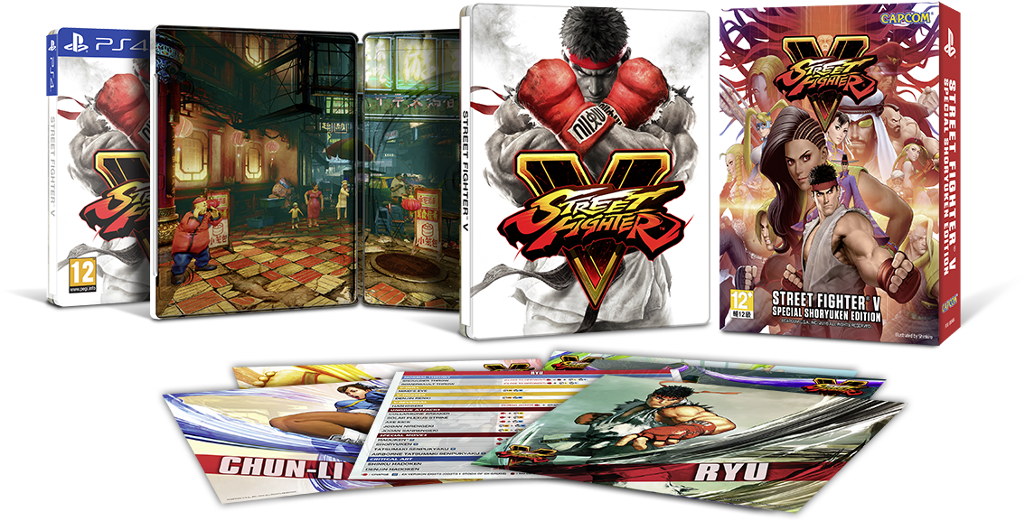 Street Fighter V Gets Asia-exclusive Limited Edition - Street Fighter V Limited Edition (1181x780), Png Download