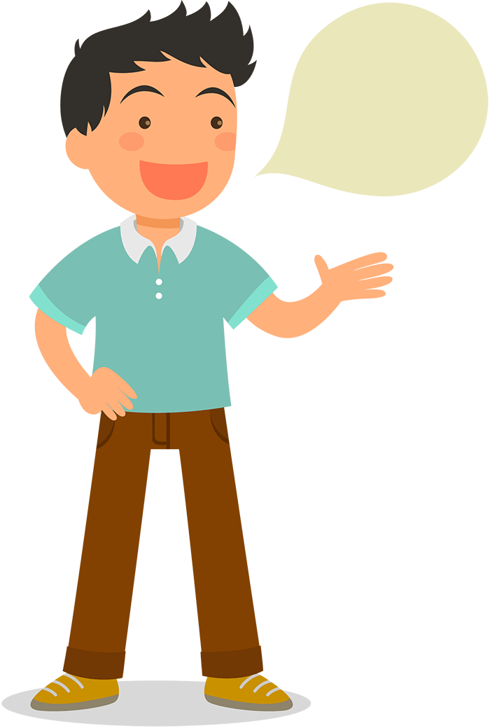 Boy Saying Thank-you - Vector Graphics (700x1039), Png Download