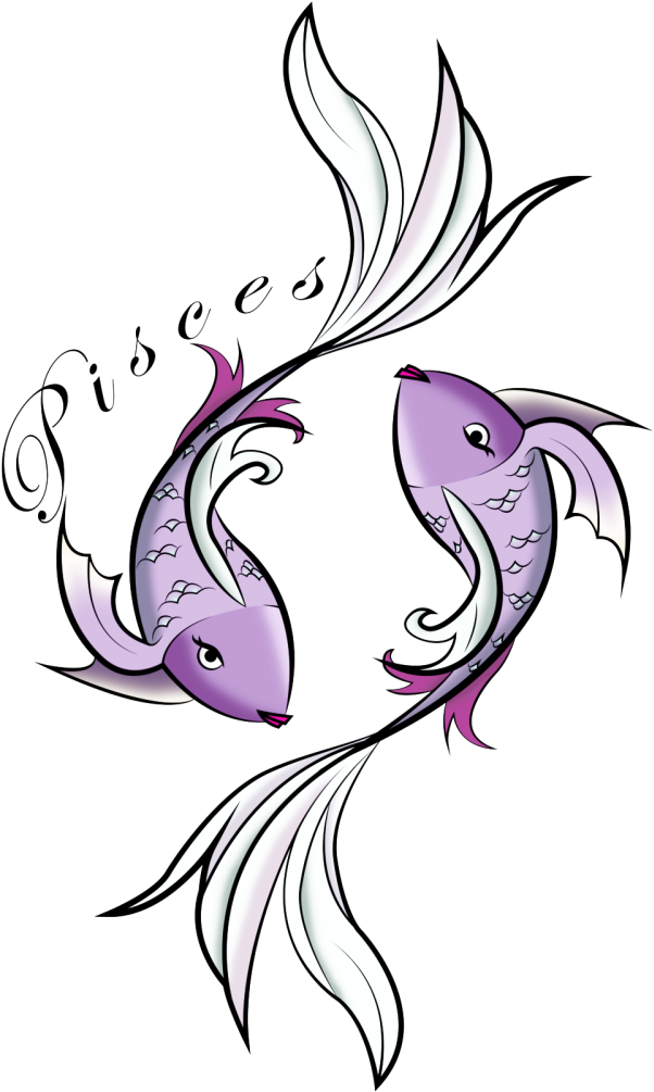 Pisces Png Transparent Image - Feminine Pisces Tattoos For Females (640x1024), Png Download