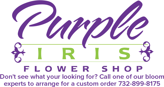 Purple Iris Flower Shop - Iris Flower Designs (670x350), Png Download