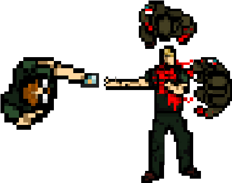 Thanks-1 - Hotline Miami Jacket And Beard (500x500), Png Download