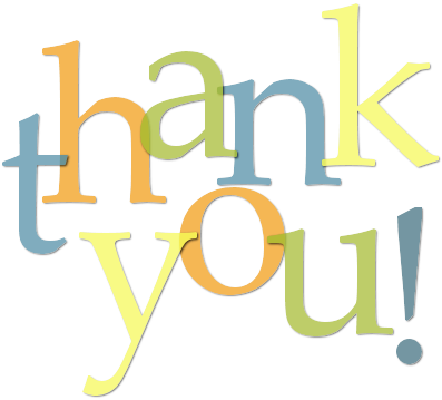 Thanks To All, We Have Now Raised Enough Money For - Thank You Png Transparent (422x374), Png Download