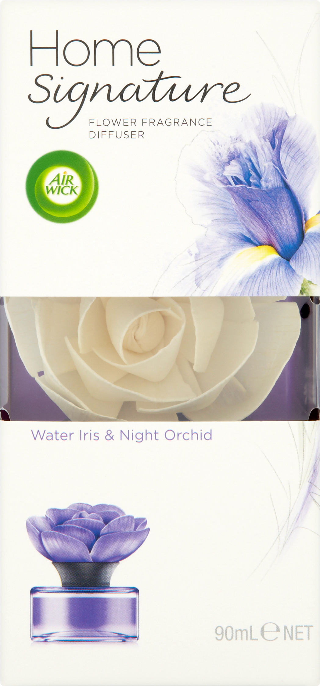 Air Wick Home Signature Flower Diffuser Water Iris (2365x2365), Png Download