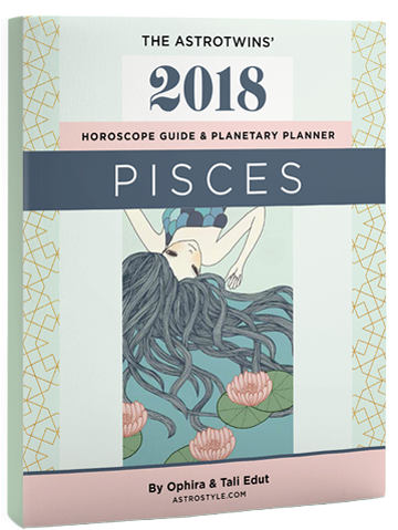 Pisces 2018 Horoscope Guide & Planetary Planner - Pisces 2017: The Astrotwins' Horoscope Guide & (470x483), Png Download