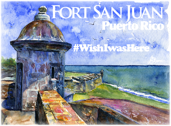 Bleed Area May Not Be Visible - Fort San Juan Puerto Rico (600x441), Png Download