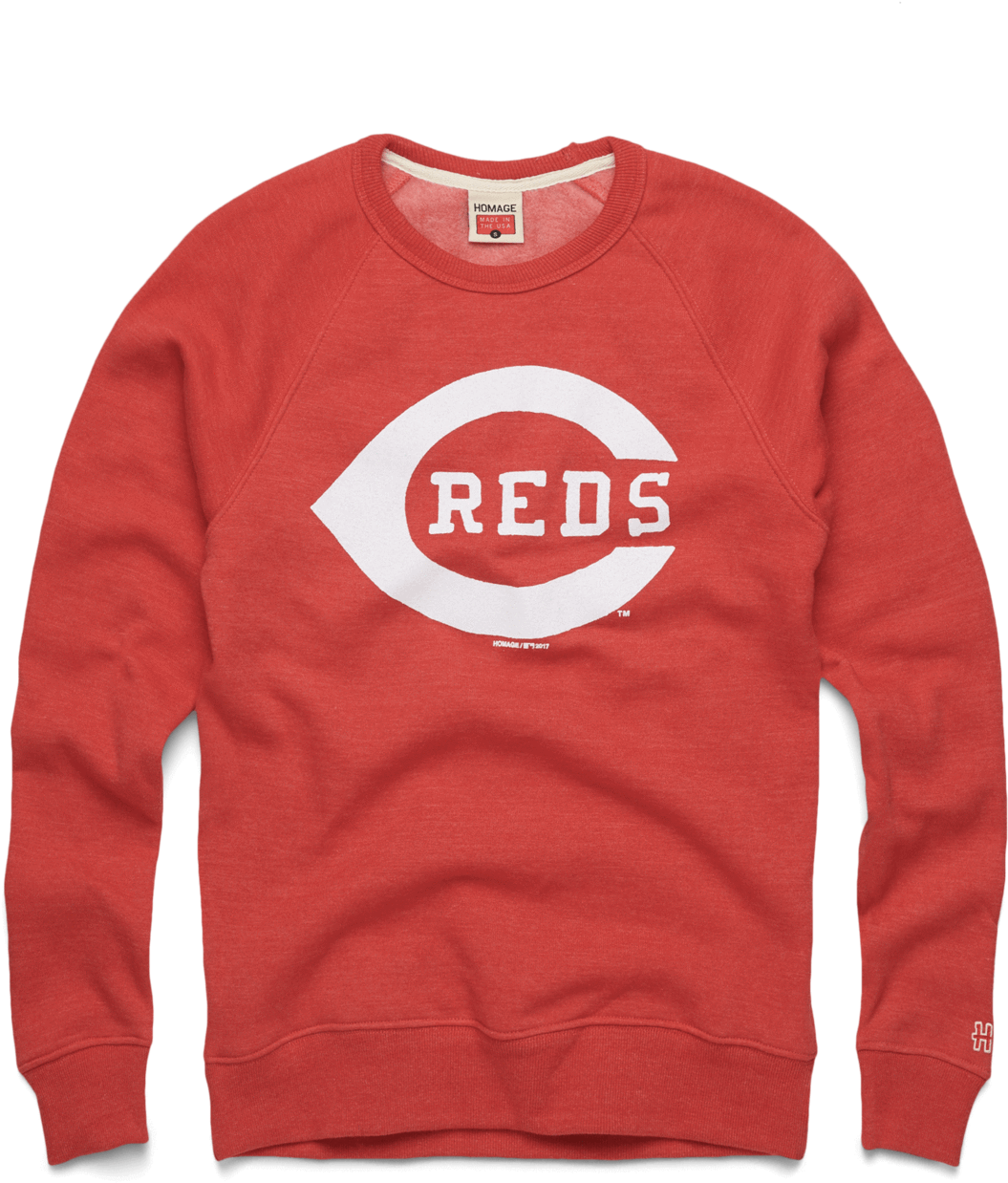 Cincinnati Reds Logo Crewneck Cincy Ohio Mlb Baseball - Long-sleeved T-shirt (600x600), Png Download