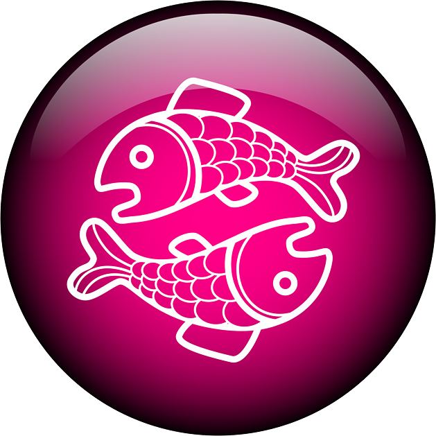 Pisces Png Images - Almofada Pump Up Dec Peixes Preto (629x629), Png Download