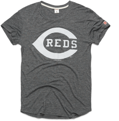 Women's Cincinnati Reds Logo Easy Tee Retro Mlb Baseball - Cute Sesame Street Shirt (600x600), Png Download