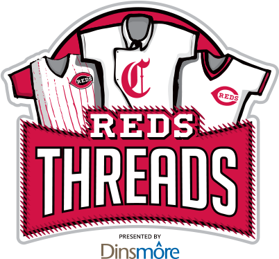 Reds Threads Presented By Dinsmore - Magnet: Mlb Cinncinati Reds Vinyl, 14x12in. (700x394), Png Download