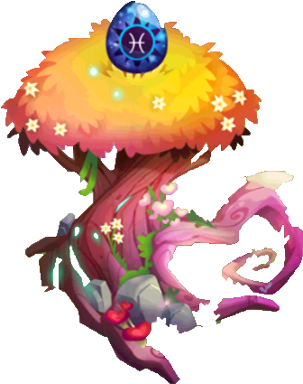 Pisces Egg - Fantasy Forest Story Eagle Beagle (452x452), Png Download