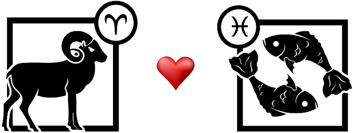 To Pisces Compatibility Fashion - Aries Aquarius Tattoo (697x283), Png Download