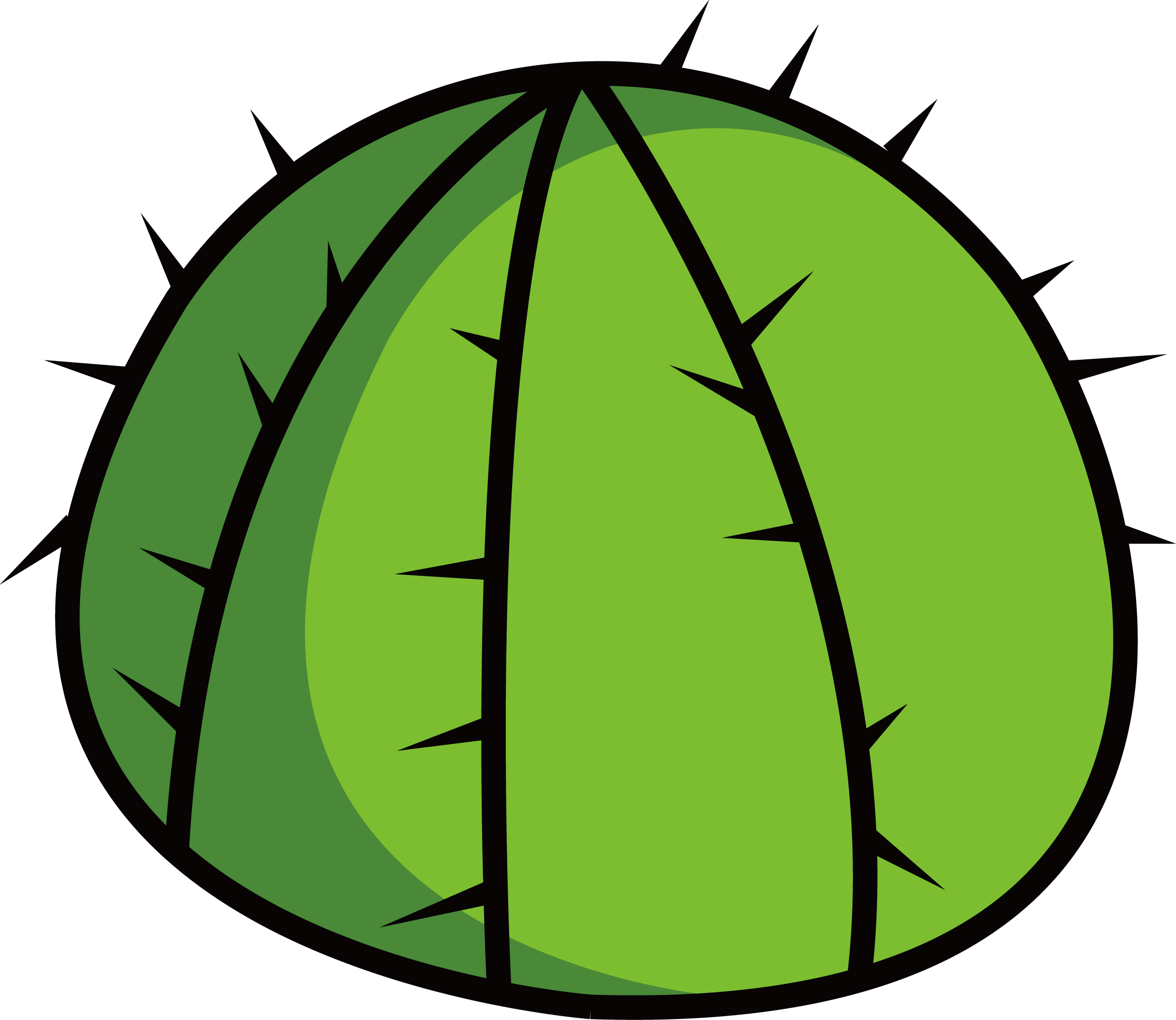 Cincinnati Reds Baseball Cactaceae Clip Art - 卡通 蟲 蟲 (2439x2115), Png Download