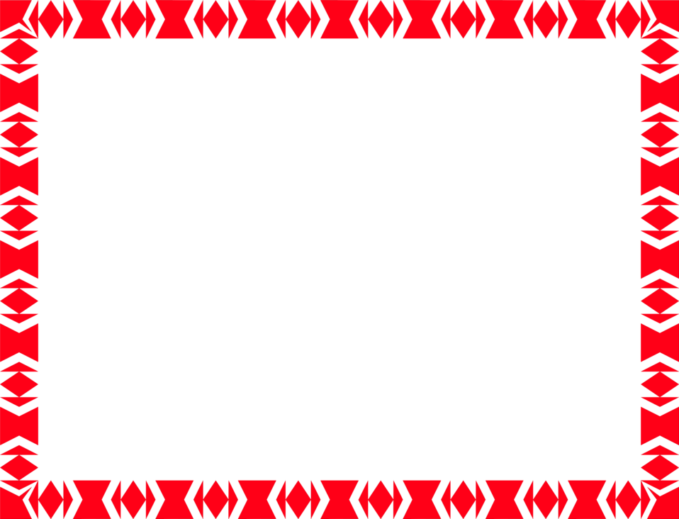 Red - Png File Red Border (958x732), Png Download