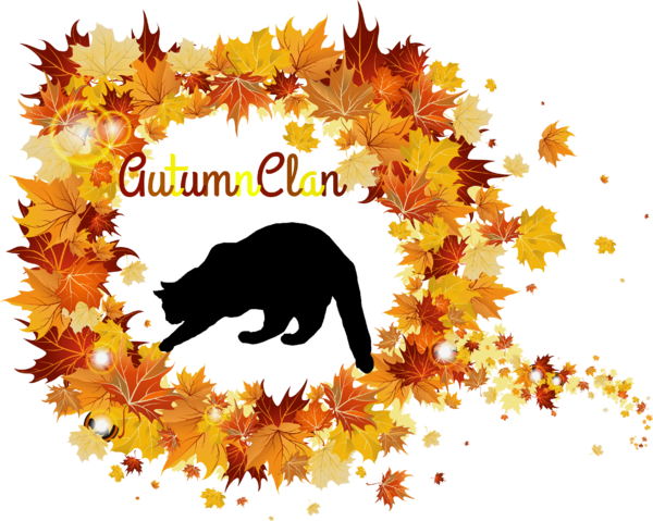 Transparent Fall Round Vector Frame - Autumn Leaf Circle Png (600x479), Png Download
