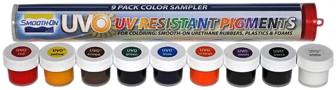 Uvo For Plastics Foams & Epoxy - Uvo Uv-resistant Colorant 9-pack Sampler (480x480), Png Download