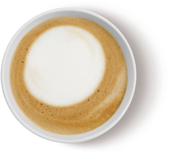 Cappuccino Png - Coffee Foam Top Png (728x636), Png Download