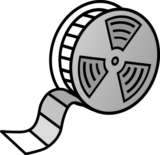Camera Reel Clip Art - Film Reel (534x519), Png Download