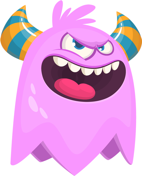 Aggressive Monster - Illustration (618x618), Png Download