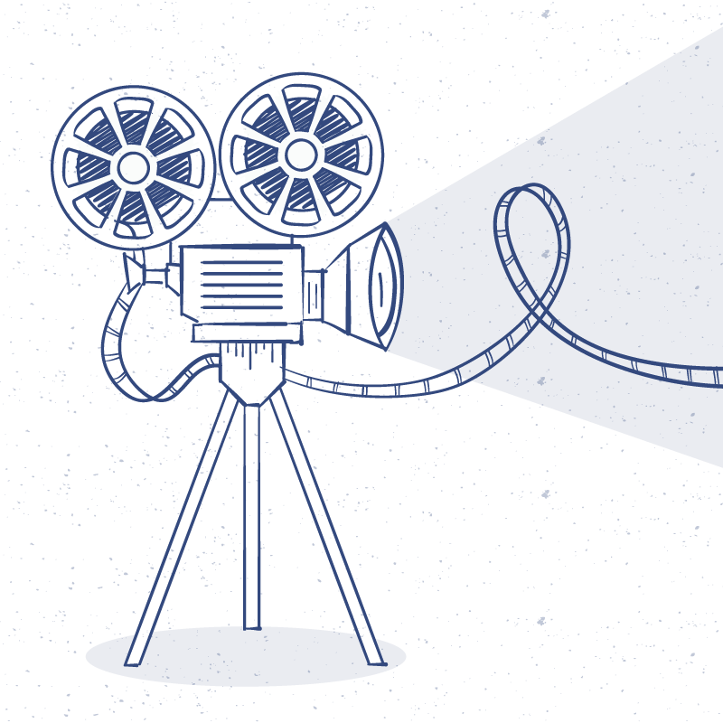 Movie-camera - Film (800x800), Png Download