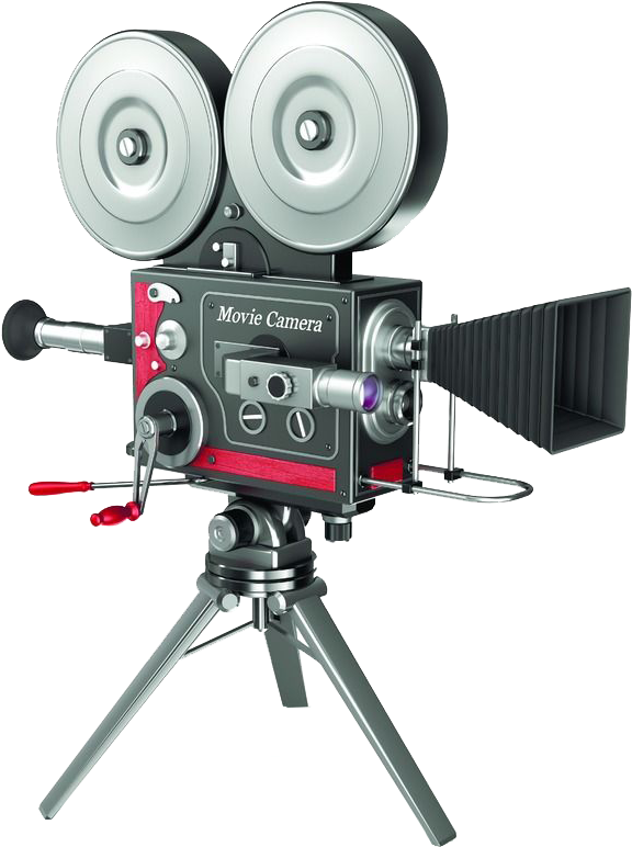 Video Camera Icon Free Download - Movie Camera (648x835), Png Download