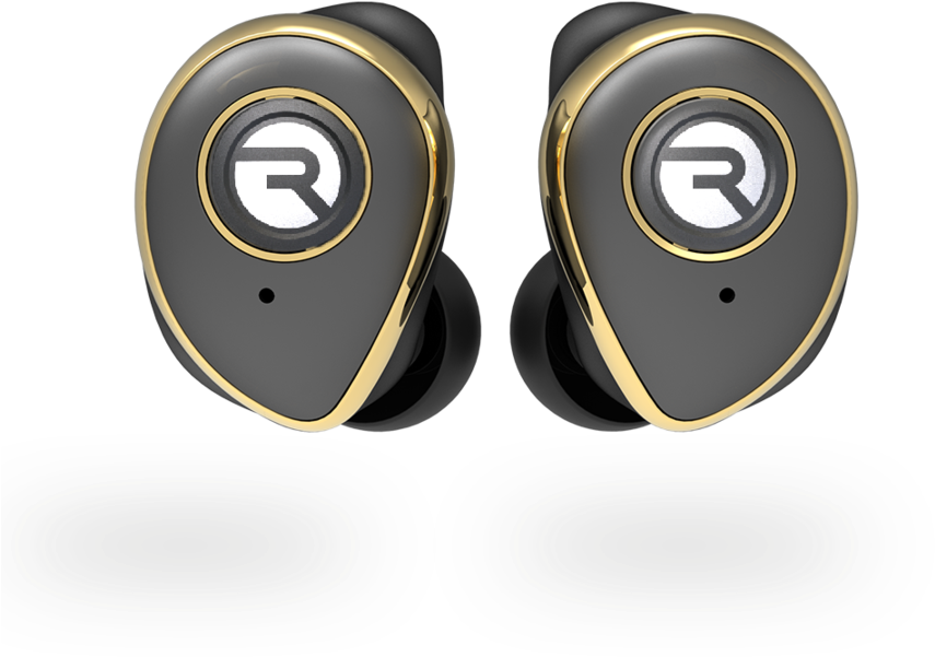 Black Black Black Gold - Raycon Bluetooth Earbuds E50 Gold (900x900), Png Download